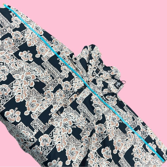 Hell Bunny Retro Hawaiian Kapa Tapa Tiki Pin-Up Dress NWT - Picture 9 of 10